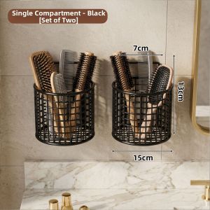 MINGZHIYIFAN | Wall-mounted Drill-free Bathroom Storage Rack