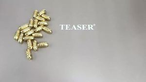 TEASER 5PCS KY001 Olive-Shaped Bullet Sinker Copper Hollow Lead Long Casting Sinker for Lure Fishing Anti-Snag Sinker