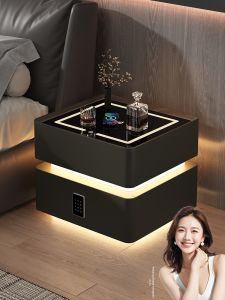 Puang | Bedside Table Safe Box Wooden Organizer