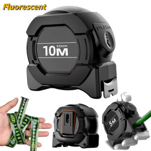 Self locking High-precision Steel Tape measure Retrievable Thickened wear-resistant measuring tape 10M Metric Measurement tools