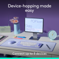 Logitech POP ICON COMBO, Bluetooth keyboard and mouse combo, comfortable typing, programmable keys and buttons, quiet clicks, Easy-Switch up to 3 Devices. 