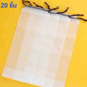 10-50 ชิ้นโปร่งใสกันน้ําร่มร่มกระเป๋าแบบพกพาความชื้นร่มกระเป๋า Drawstring กระเป๋าร่ม