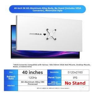 KUYCON | High Refresh Rate Multifunction Support Monitor 40 Inch