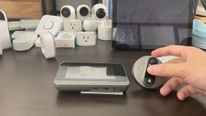 ❤Stock in SG❤tuya wifi Peephole Viewer Doorbell 4.3 inch LCD screen night vision 1080P door viewer camera