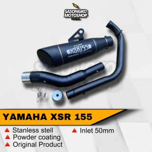 KNALPOT YAMAHA XSR 155 ORIGINAL SNIPER RACING EXHAUST