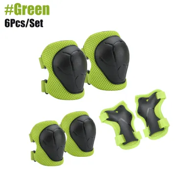 Kids Knee Pads Elbow Pads Age 3-7 Toddler Boys Girls 6 In 1 Protective Gear Safety Set with Wrist Guard for Skating Cycling New