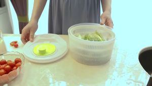 Salad Spinner Vegetables  Dryer Fruits Basket Fruit Wash Clean Basket Storage Washer