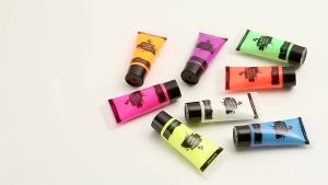 6 Warna Face Painting Make Up Glow In The Dark Body Painting 25ml Painting Cat Wajah Fluorescent Body Paint