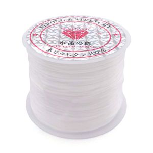 Dây Cước Đàn Hồi Chắc Chắn 0.8mm 30m/cuộn Dùng Làm Đồ Trang Sức Tự Làm Dây Buộc Vòng Tay & Vòng Cổ