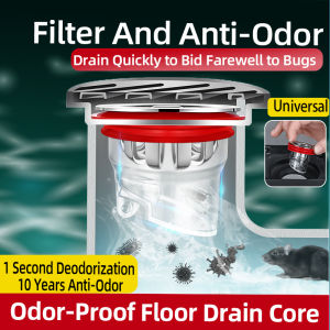 Universal Floor Drain Core Magnetic Bathroom Anti-Odor Insect Trap Drainage Floor Drain Cover Filter
