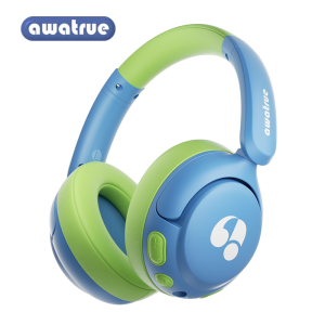 Awatrue Kids Bluetooth 5.4 Headphones 85dB Safe Volume Wireless Over-Ear Toddler Headphones for iPad/YOTO Player/Tablet/School