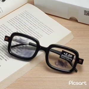 Spesial Promo Kacamata Baca Wanita Lensa Plus Photocromik Frame Kotak Unik Klasik Free Bok LAp spray