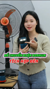 [CÓ ĐÈN LED] Đế Chuyển Nguồn Boshun Bản Nâng CấpCông Suất 150wChạy Được QuạtĐènTivi..