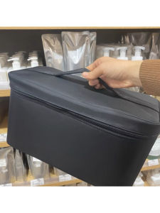 Waterproof Portable Makeup Bag Hard Style Japanese Minimalist Design Lightweight Handheld Square Wash Bag Organizer Box