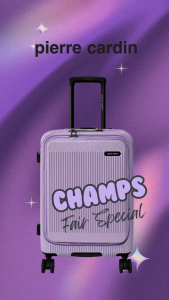 【NEW】Pierre Cardin CHAMPS Two-way Opening Expandable Hardside Case/ Luggage / Suitcases