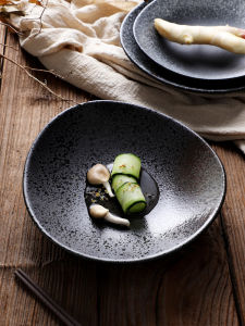 Bát Đựng Salad Bằng Gốm Sứ Nhật Bản Hình Tam Giác Đựng Thức Ăn Nhẹ Đựng Trái Cây Dùng Trong Gia Đình Bát Đựng Thức Ăn Nhanh 8 Inch