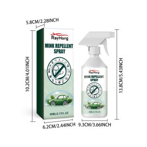 YEGBONG Automobile Engine Horticulture Household Rodent Repelling Insect Repelling Mink Repelling Protection Spray Mink Repelling Spray 60ml