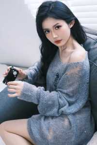 เสื้อสเวตเตอร์ถักแบบสวมหัวหลวมๆ แขนยาว ทรงหลวม ทรงบาง ทรงหวาน ทรงเย็น สำหรับผู้หญิง ฤดูใบไม้ผลิและฤดูใบไม้ร่วง วัสดุโพลีเอสเตอร์