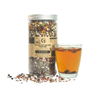Trà gạo lứt đậu đen thảo mộc GUfoods - Thanh nhiệt Mát gan Hỗ trợ giấc ngủ Healthy Thực dưỡng Eat clean