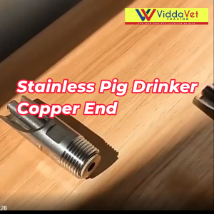 Viddavet 5pcs Pig Nipple drinker stainless pig drinker 5pcs pig drinker stainless