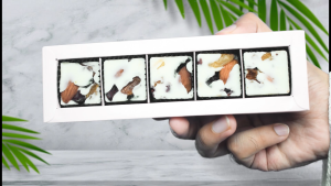 Flow Chocolate Cokelat Putih Cube dengan Kacang & Buah Kering – Premium Homemade Treat