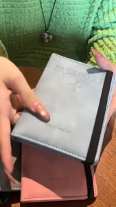 Ví da đựng hộ chiếu ví đựng passport  đựng thẻ du lịch cao cấp có khe chứa sim