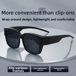 UV Protection Polarized Clip-On Sunglasses
