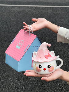 Đồ Ăn Uống Bằng Gốm Sứ Hình Mũ Thuật Tặng Bạn Gái Sinh Nhật Đồ Ăn Nhẹ Đáng Yêu Lễ Hội Halloween Cốc Đựng Sữa Cho Học Sinh