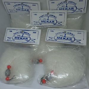 Paket 5Pcs No.1 Panjang 2m Pancing Jaring Lebar Lubang 1.5cm