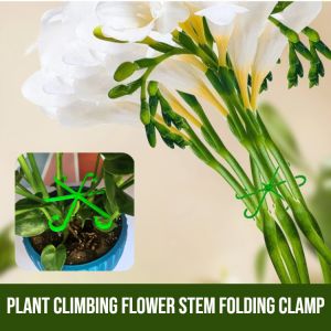 Plant Climbing Flower Stem Folding Clamp Plastic Plant Support Clips Stable Support Garden Tool