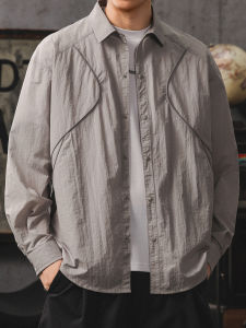 Cool Thin Workwear Style Sunscreen Shirt for Summer Outdoor