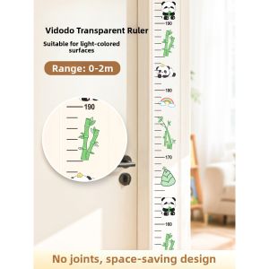 NAIFUNA | Wall Friendly Transparent Height Measuring Sticker
