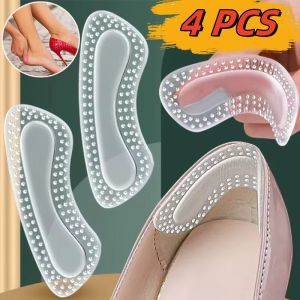4Pcs Invisible Silicone Gel Shoes Stickers Pain Relief Patch Liner for High Heel Sticker Feet Care Adhesive Back Heel Stickers
