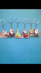 Buy 1 Free 1 Christmas Keychain Accessories Accessories Original Christmas Party Supplies Acrylic Elk