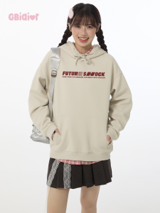 Gbiaior | Relaxed Hooded Pullover Sweatshirt