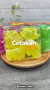 [Isi12] Cetakan Jelly Puding Dino Dinosaurus / Cetakan Pudding Jely Jeli Agar Ager Dinosaurus Plastik / Cetakan Jeli Jelly Jely Puding Pudding Plastik Dinosaurus