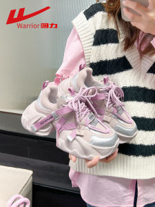 Womens Dad Shoes Thick Bottom Heightening Spring New Casual Sports Shoes Comfortable Soft Synthetic Leather Breathable Inner