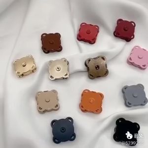 30 PAIRS Handbag Purse Bag Snap Magnetic Clasps Component DIY Magnetic Snap Fasteners Clasps Buttons