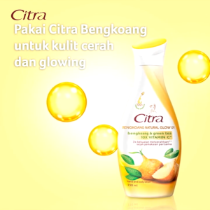 Citra UV Body Lotion Pearl & Bengkoang 210ml/110ml/60ml - BIO PEPTIDE Kekuatan Mecerahkan / Pencerah Kulit Tubuh
