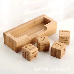 SHUQUE | Creative Manual Wooden Perpetual Calendar