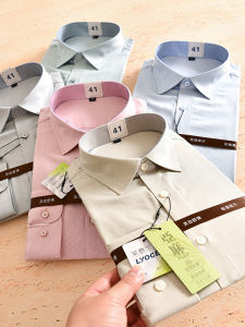 Washed Linen Casual Shirt for Men Spring New Style Commuter Versatile Iron-Free Business Casual Standard Fit Long Sleeve Pure Color