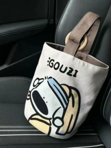 กระเป๋าผ้าใบทรงถังพกพาสำหรับผู้หญิง กระเป๋าสะพายข้างลายดอกไม้สไตล์ฤดูร้อน กระเป๋าใส่ของกลางแจ้งแบบลำลองสำหรับผู้ใช้ที่ทำงาน