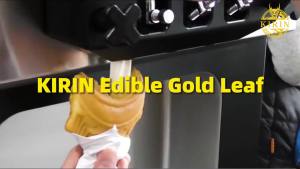 Edible Gold Leaf 24K Gold and Pure Silver Leaf Foil Sheets Set 1.7 Gold and 2.3 Silver Foil for Cake Decoration Coffee Chocolates and Gilding Arts Craft (Each 10 Sheets)