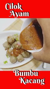 Azzamfoods Baso Cilok Ayam Frozen isi 20 Varian Saus Pedas dan Bumbu Kacang Halal Tanpa Pengawet