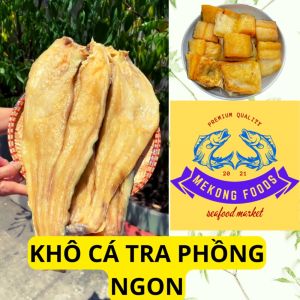 Khô cá tra phồng bà giáo khỏe đặc sản món ngon vựa khô thiên tú hàm lượng dinh dưỡng cao bổ sung DHA hạn sử dụng lâu