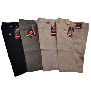 Celana Pendek Trendy Dicker: Chino Pendek Hitam Abu Krem Jumbo