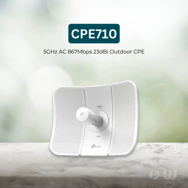 TP-Link Official | CPE710 | 5GHz AC 867Mbps 23dBi Outdoor CPE Up to 5km Point to Network Easy Installation WiFi Hotspot Wireless Network Pisowifi Access Point
