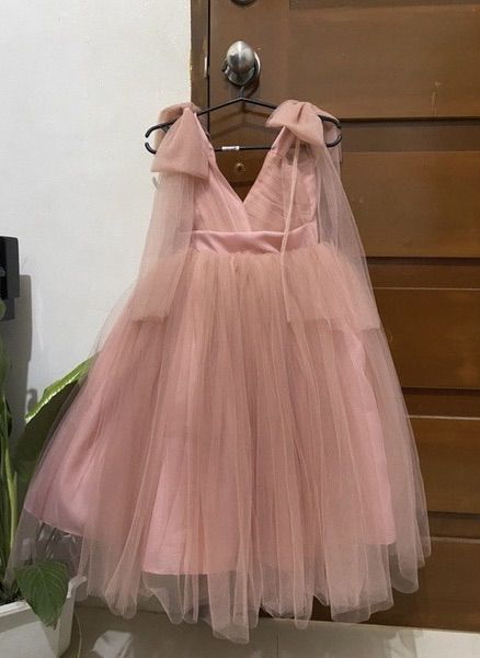 Rose gold discount tulle dress