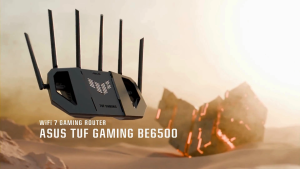 ASUS TUF Gaming BE6500 Dual Band WiFi 7 (802.11be) Extendable Gaming Router