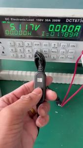 USB C to DC 5.5x2.1mm PD Trigger Cable 5V 9V 12V 15V 20V Adjustable Power Supply Adapter for Router Monitor LED